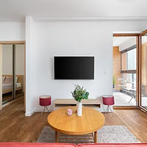 Golden - Big In Luxury Building Near Metro Station-grzybowska 85-5 Apartament